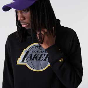 New Era NBA Los Angeles Lakers Outline Logo Hoodie ''Black''