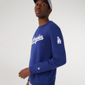 New Era LA Dodgers Script Crew Sweatshirt ''Blue''