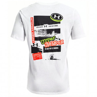 UA Sticker Campus T-Shirt ''White''