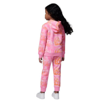 Air Jordan Essentials Printed Fleece Hoodie and Pants Kids Set ''Pinksicle''