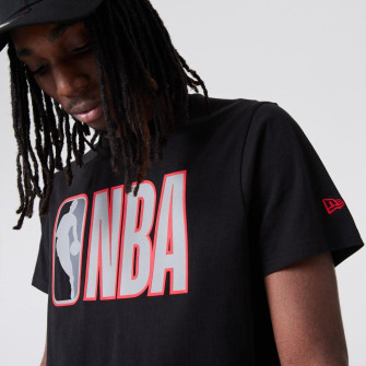 New Era NBA Outline Logo T-Shirt ''Black''