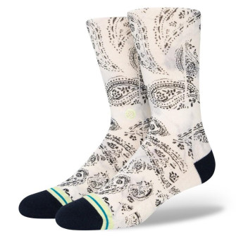 Stance Paizley Vintage Crew Socks ''White''