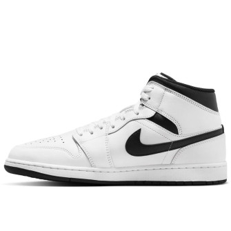 Air Jordan 1 Mid ''White/Black''