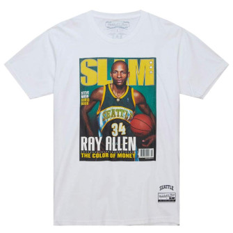 M&N NBA Seattle Supersonics Slam Magazine T-Shirt ''Ray Allen''