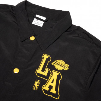 Nike NBA Los Angeles Lakers Courtside Coach's Jacket ''Black/Amarillo''