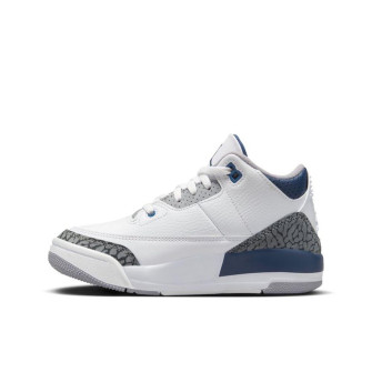 Air Jordan 3 Retro Kids Shoes ''Midnight Navy'' (PS)