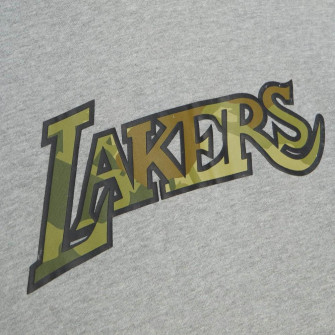 M&N NBA Los Angeles Lakers Green Camo Hoodie ''Grey''