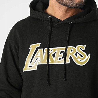 M&N NBA Los Angeles Lakers Gold Graphic Hoodie ''Black''