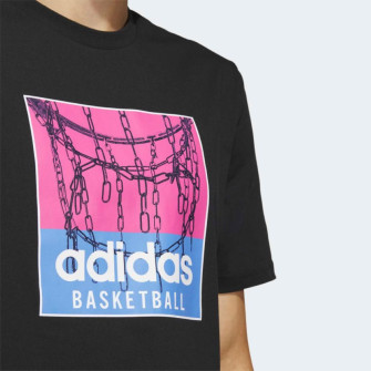 adidas Chain Net Graphic T-Shirt ''Black''