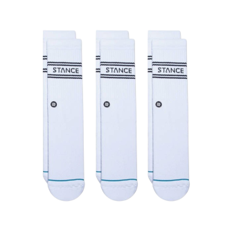 Stance Basic Crew 3-Pack Socks ''White''