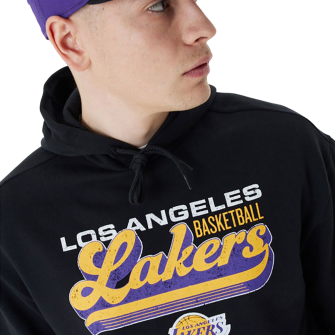 New Era NBA Los Angeles Lakers Team Logo Hoodie ''Black''