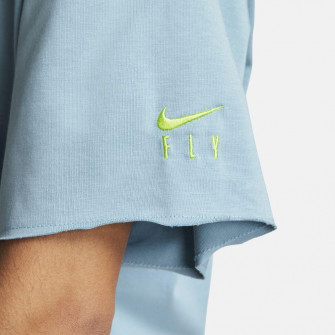 Nike Dri-FIT Cut-Off Crew Neck Women's T-Shirt ''Worn Blue''