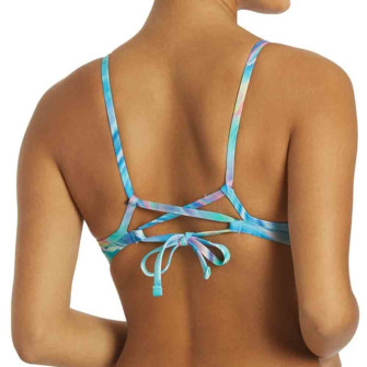 Nike Hydrastrong Multiple Print Women's Bikini Top ''Worn Blue''
