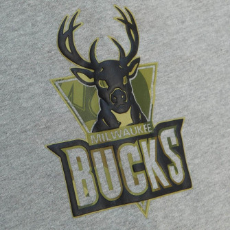M&N NBA Milwaukee Bucks Green Camo Pants ''Grey''