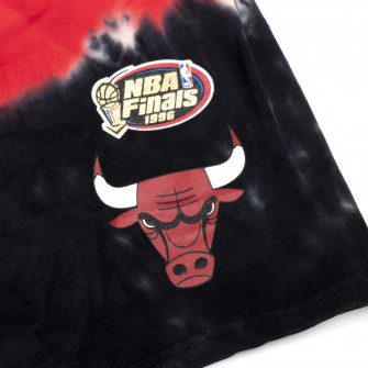 M&N Tie-Dye Terry Chicago Bulls Shorts ''Black/Red''