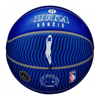 Wilson NBA Dallas Mavericks Luka Dončić Outdoor Basketball ''Blue'' (7)
