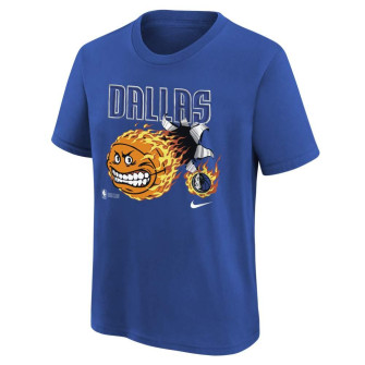 Nike Cartoon Ball Dallas Mavericks Kids T-Shirt ''Game Royal''