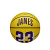 Wilson NBA Los Angeles Lakers Lebron James Icon Basketball ''Yellow'' (3)