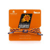 Rastaclat NBA Phoenix Suns Braided Bracelet ''Orange/Purple'' 
