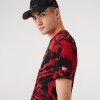 New Era Oil Slick Print Chicago Bulls T-Shirt ''Red''