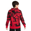 Air Jordan All Over Print Kids Hoodie ''Red/Black''