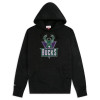 M&N NBA Milwaukee Bucks Chenille Logo Hoodie ''Black''