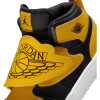 Air Jordan Sky Jordan 1 ''Black/White/University Gold'' (PS)