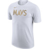 Nike Dri-FIT NBA City Edition Logo Dallas Mavericks T-Shirt ''White''