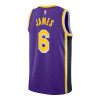 Air Jordan NBA LA Lakers Lebron James Statement Edition Swingman Jersey ''Purple''