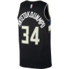 Air Jordan NBA Giannis Antetokounmpo Bucks Statement Edition 2020 Swingman Jersey ''Black''