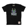 M&N NBA Milwaukee Bucks Traditional Logo T-Shirt ''Black''