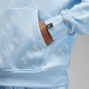 Air Jordan Essentials Multi Logo Fleece Hoodie ''Ice Blue''