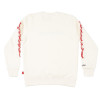 M&N NBA Houston Rockets Flames Racing Crewneck Hoodie ''White''