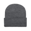 M&N Pinscript Cuff Knit Beanie Hat ''Grey''