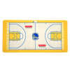 NBA Golden State Warriors Basketball Court Style Mouse Pad