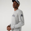 New Era MLB NY Yankees Script Crew Hoodie ''Grey''